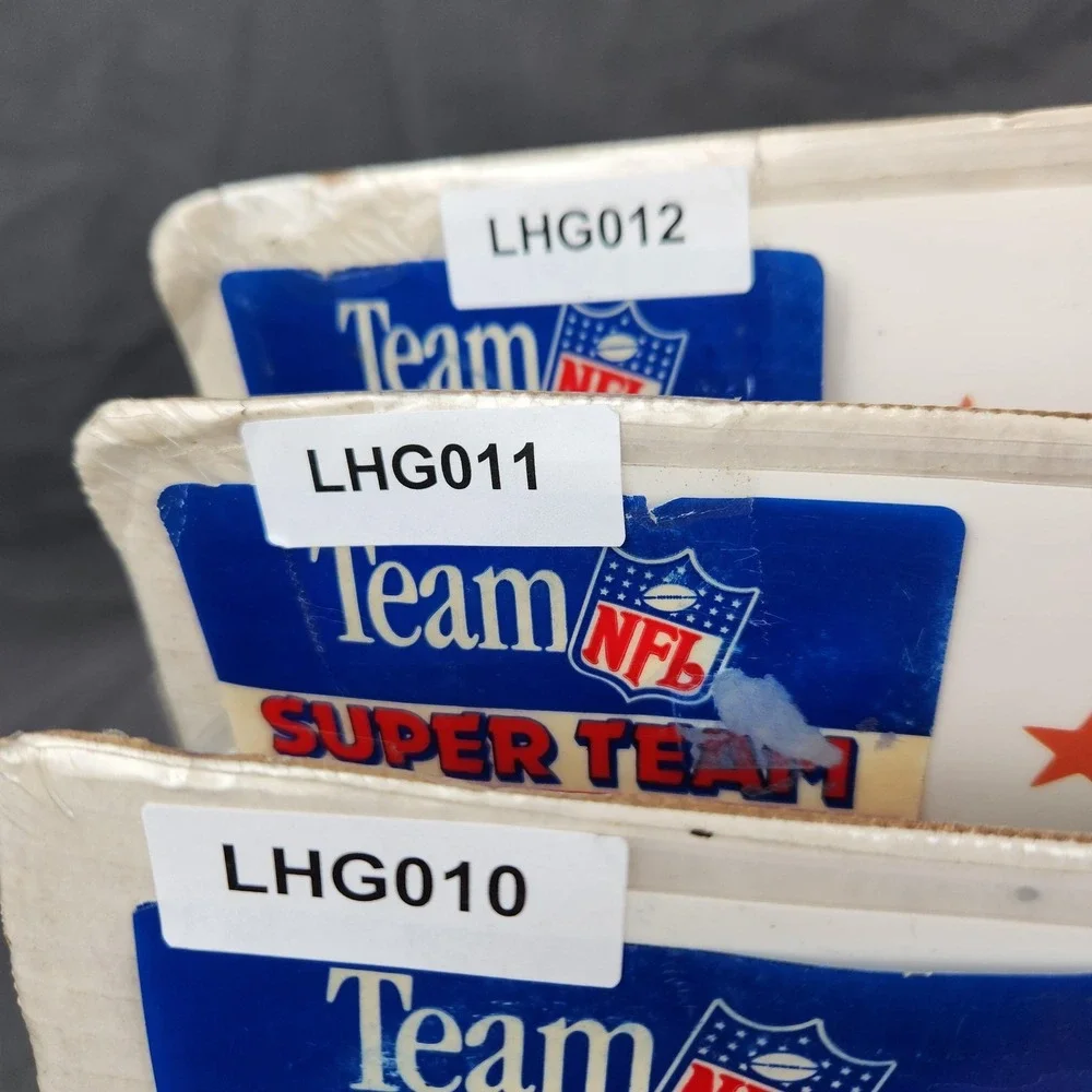 Vintage Chicago Bears Placemats Coasters 8 Piece Gift‎ Set NFL Football USA 90s